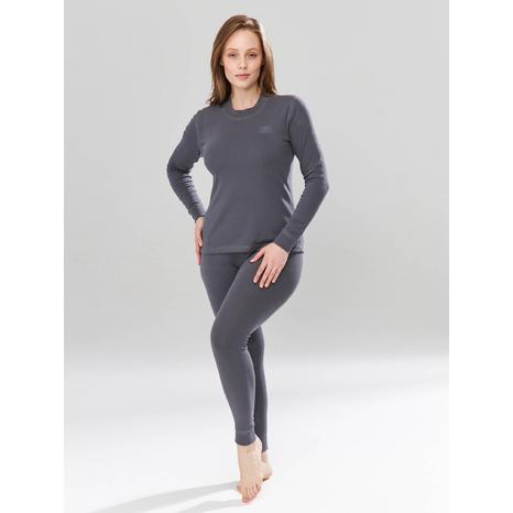 Boevoy С220 Комплект белья женский х/б с начесом цвет: Серый