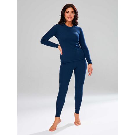 Boevoy С220 Комплект белья женский х/б с начесом цвет: Синий